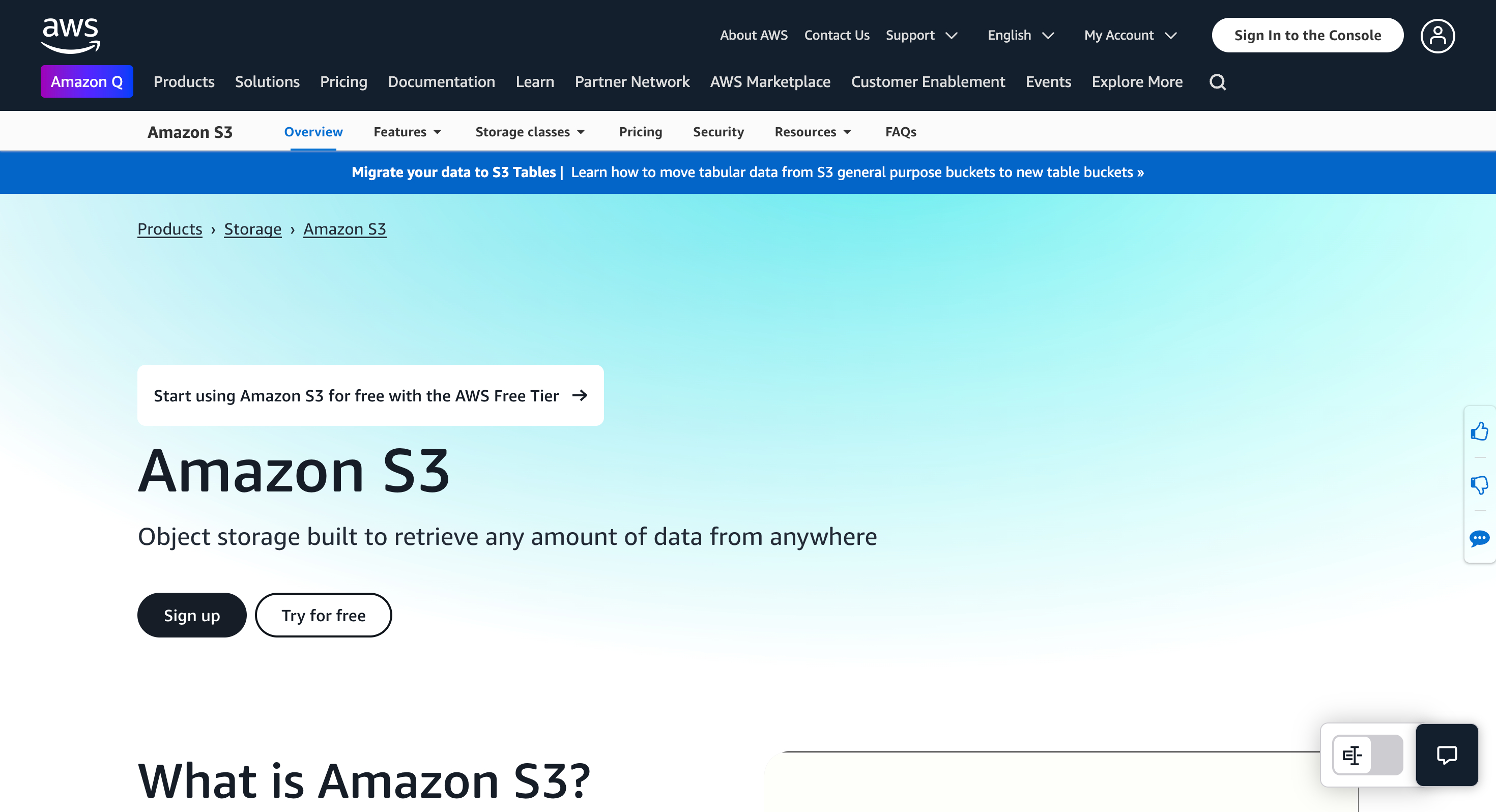 Amazon S3 Website