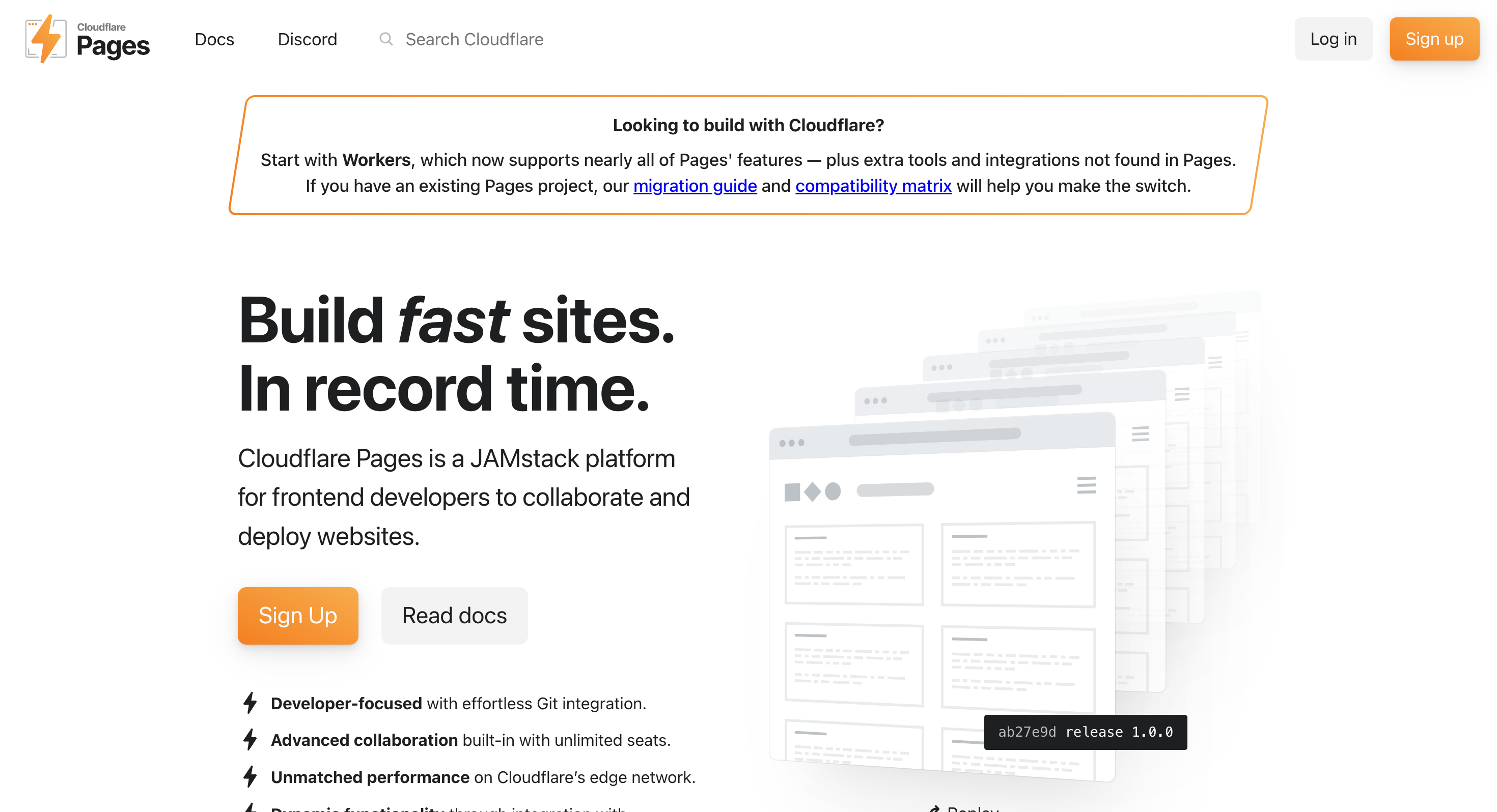 Cloudflare Pages Website