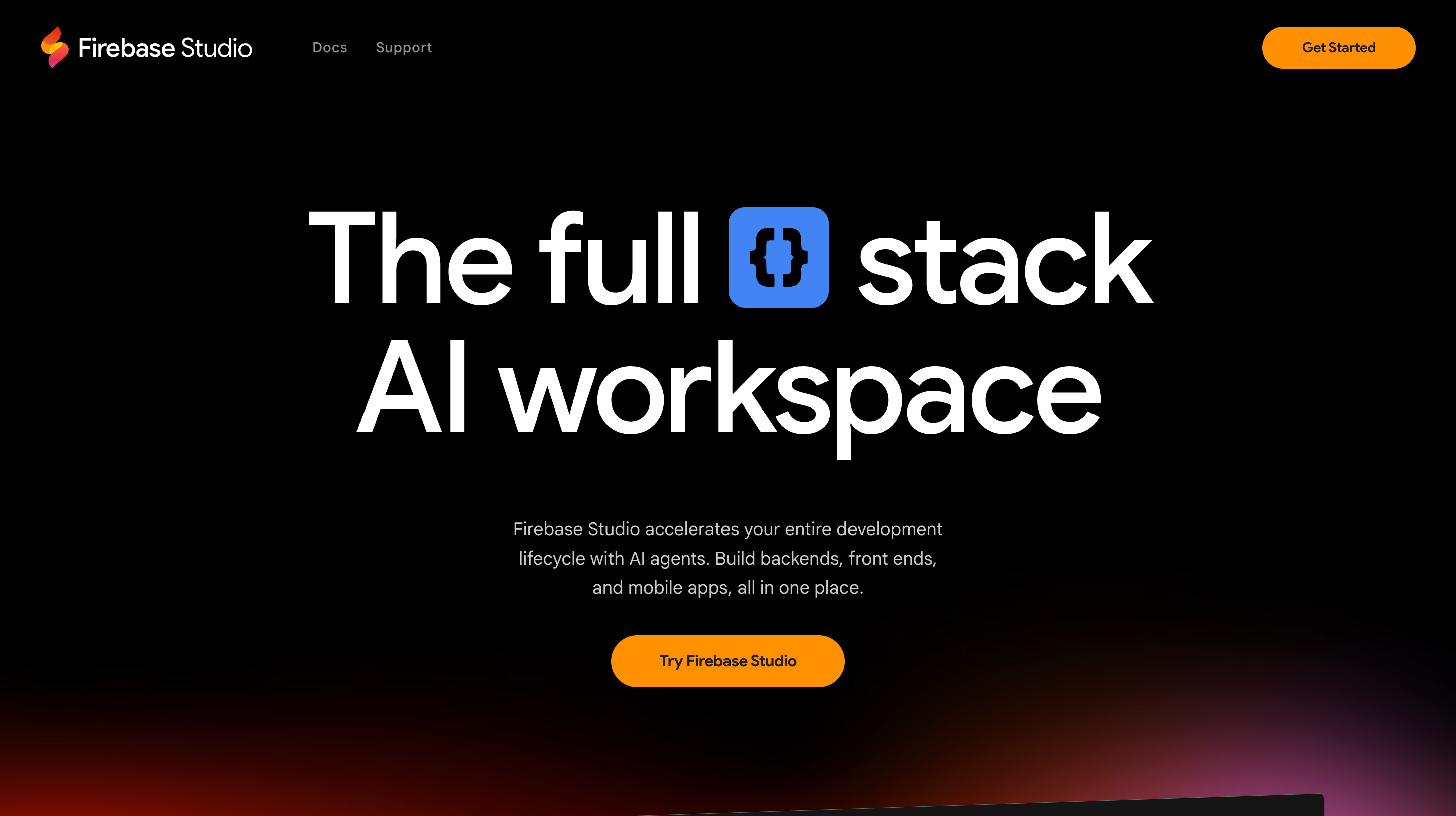 Firebase Studio Website